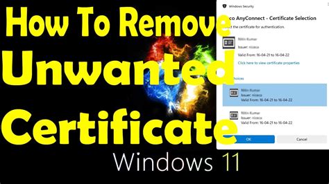 remove certificates from microsoft windows on smart card removal|how to clear dod certificates.